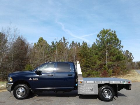 True Blue Pearl Ram 3500 Tradesman Crew Cab 4x4 Chassis.  Click to enlarge.