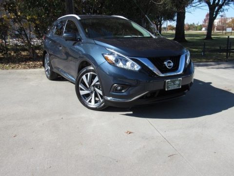 Arctic Blue Metallic Nissan Murano Platinum.  Click to enlarge.