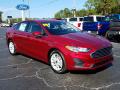 Front 3/4 View of 2019 Ford Fusion SE #7