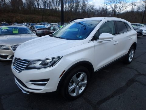 White Platinum Lincoln MKC Premier AWD.  Click to enlarge.