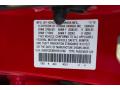Honda Color Code R513 Rallye Red #36