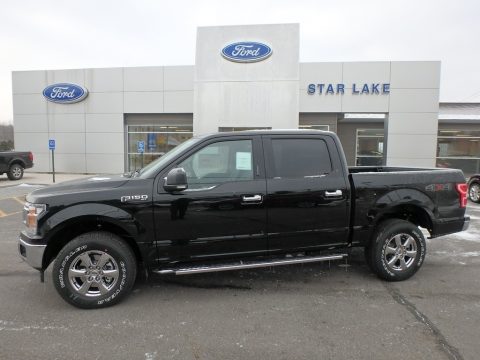 Shadow Black Ford F150 XLT SuperCrew 4x4.  Click to enlarge.