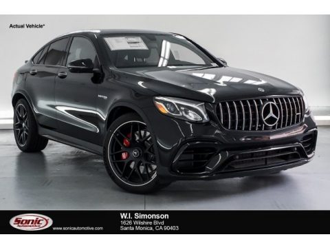 Obsidian Black Metallic Mercedes-Benz GLC AMG 63 S 4Matic Coupe.  Click to enlarge.