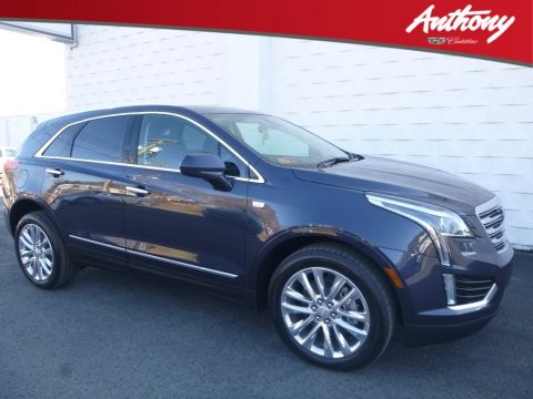 Harbor Blue Metallic Cadillac XT5 Luxury AWD.  Click to enlarge.