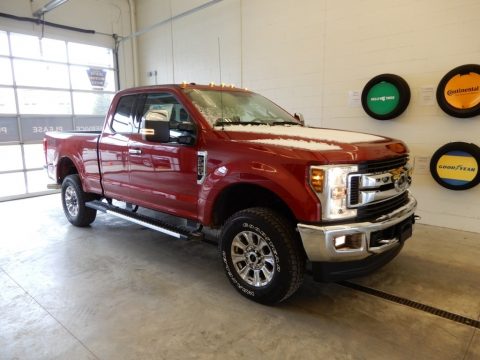 Ruby Red Ford F250 Super Duty XLT SuperCab 4x4.  Click to enlarge.