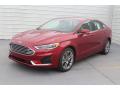 Front 3/4 View of 2019 Ford Fusion SEL #4