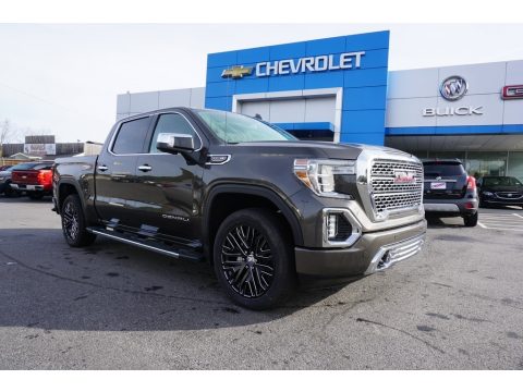 Smokey Quartz Metallic GMC Sierra 1500 Denali Crew Cab 4WD.  Click to enlarge.