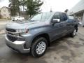 Front 3/4 View of 2019 Chevrolet Silverado 1500 LT Double Cab 4WD #2
