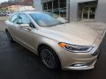 Front 3/4 View of 2018 Ford Fusion Titanium AWD #9
