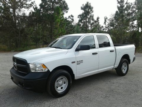 Bright White Ram 1500 Classic Tradesman Crew Cab 4x4.  Click to enlarge.