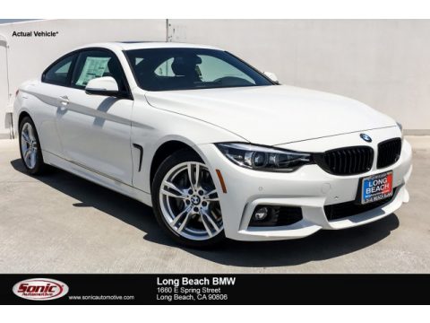 Alpine White BMW 4 Series 440i Coupe.  Click to enlarge.