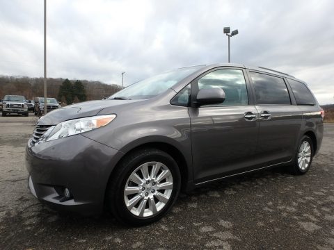Predawn Gray Mica Toyota Sienna XLE AWD.  Click to enlarge.