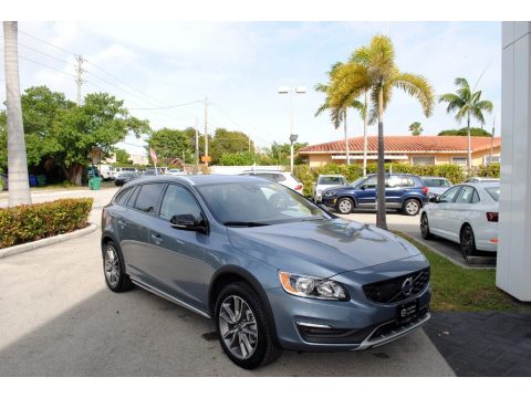 Mussel Blue Metallic Volvo V60 Cross Country T5 AWD.  Click to enlarge.