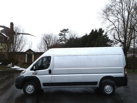 Bright Silver Metallic Ram ProMaster 2500 High Roof Cargo Van.  Click to enlarge.