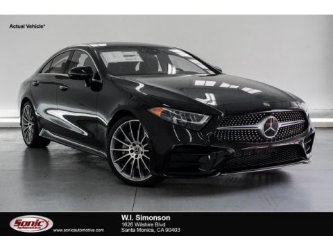Ruby Black Metallic Mercedes-Benz CLS 450 Coupe.  Click to enlarge.