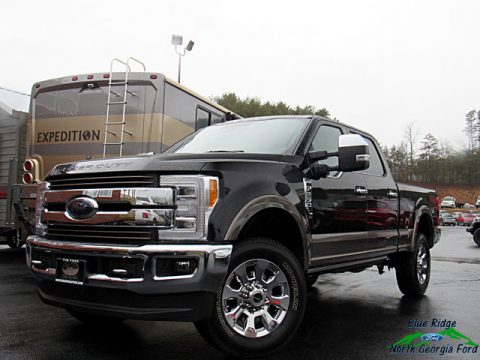 Agate Black Ford F250 Super Duty King Ranch Crew Cab 4x4.  Click to enlarge.
