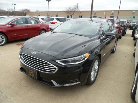 Agate Black Ford Fusion Hybrid SEL.  Click to enlarge.