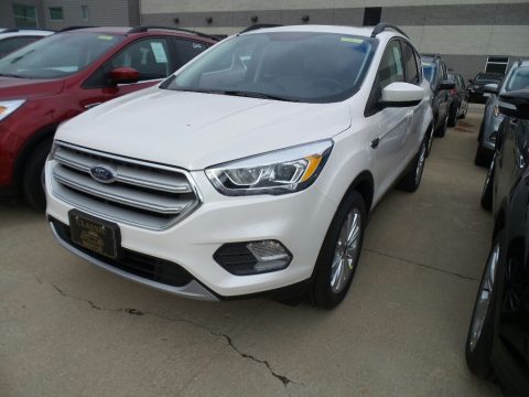 White Platinum Ford Escape SEL 4WD.  Click to enlarge.