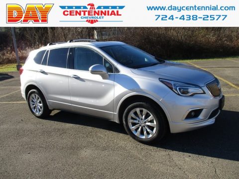 Galaxy Silver Metallic Buick Envision Essence AWD.  Click to enlarge.