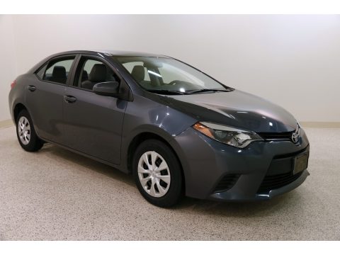 Slate Metallic Toyota Corolla LE Eco.  Click to enlarge.