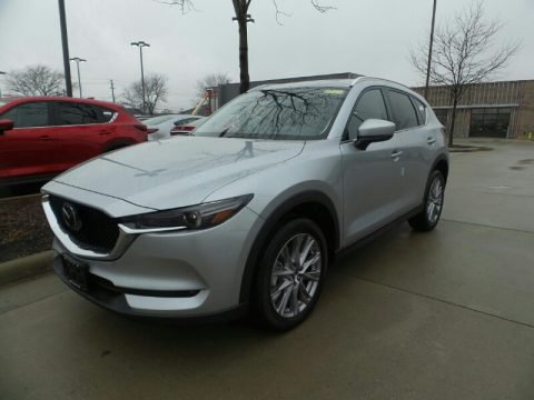 Sonic Silver Metallic Mazda CX-5 Grand Touring Reserve AWD.  Click to enlarge.