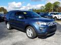 Front 3/4 View of 2019 Ford Explorer XLT #7