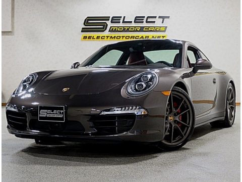 Anthracite Brown Metallic Porsche 911 Carrera 4S Coupe.  Click to enlarge.