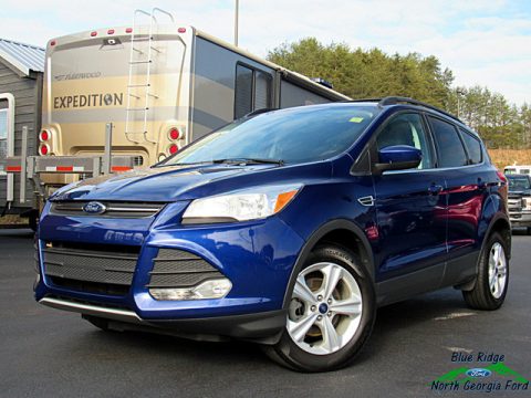 Deep Impact Blue Metallic Ford Escape SE 1.6L EcoBoost.  Click to enlarge.