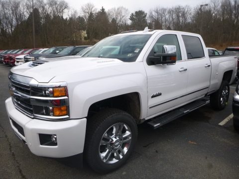 Iridescent Pearl Tricoat Chevrolet Silverado 2500HD High Country Crew Cab 4WD.  Click to enlarge.