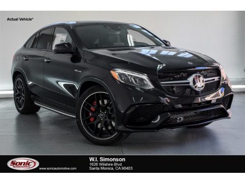 Obsidian Black Metallic Mercedes-Benz GLE 63 S AMG 4Matic Coupe.  Click to enlarge.