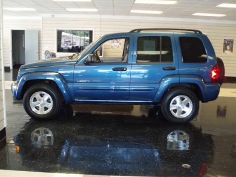 Atlantic Blue Pearl Jeep Liberty Limited.  Click to enlarge.