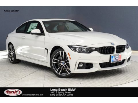 Alpine White BMW 4 Series 440i Coupe.  Click to enlarge.