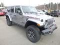 Front 3/4 View of 2019 Jeep Wrangler Unlimited Rubicon 4x4 #8