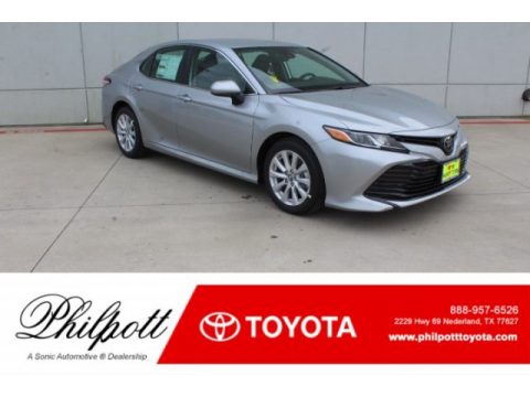 Celestial Silver Metallic Toyota Camry LE.  Click to enlarge.