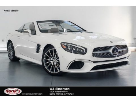 designo Diamond White Metallic Mercedes-Benz SL 450 Roadster. Click to enlarge. designo Diamond White Metallic Mercedes-Benz SL 450 Roadster. Click to enlarge.