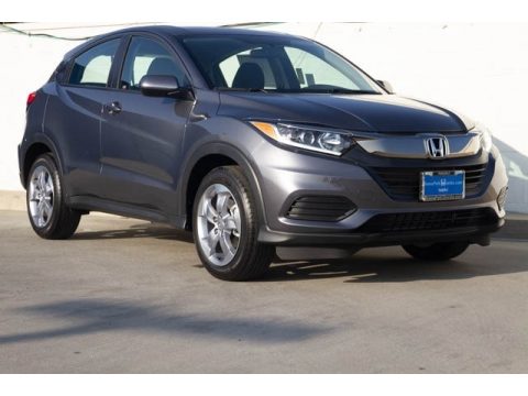 Modern Steel Metallic Honda HR-V LX.  Click to enlarge.
