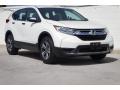 Front 3/4 View of 2019 Honda CR-V LX #1