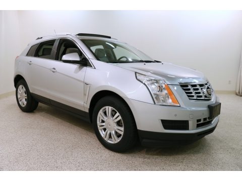 Radiant Silver Metallic Cadillac SRX Luxury FWD.  Click to enlarge.