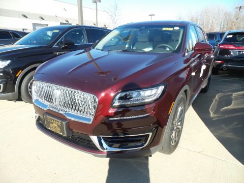 Burgundy Velvet Lincoln Nautilus Select AWD.  Click to enlarge.