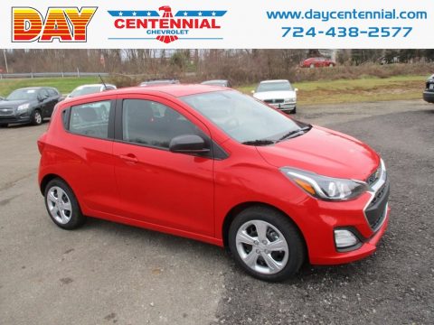 Red Hot Chevrolet Spark LS.  Click to enlarge.