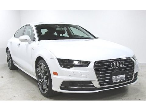 Ibis White Audi A7 3.0 TFSI Prestige quattro.  Click to enlarge.