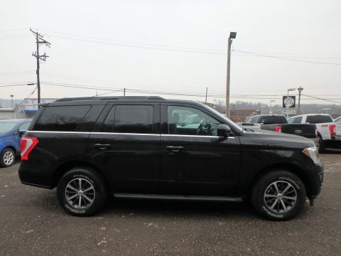 Agate Black Metallic Ford Expedition XLT 4x4.  Click to enlarge.