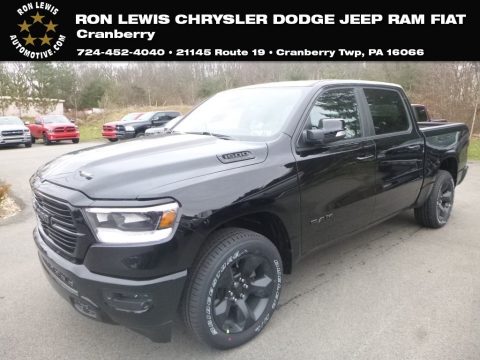 Diamond Black Crystal Pearl Ram 1500 Big Horn Crew Cab 4x4.  Click to enlarge.