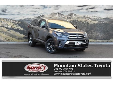 Predawn Gray Mica Toyota Highlander Hybrid Limited AWD.  Click to enlarge.