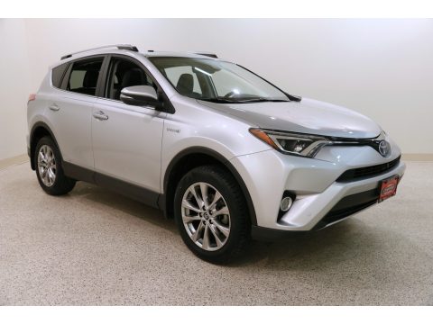 Classic Silver Metallic Toyota RAV4 Limited Hybrid AWD.  Click to enlarge.