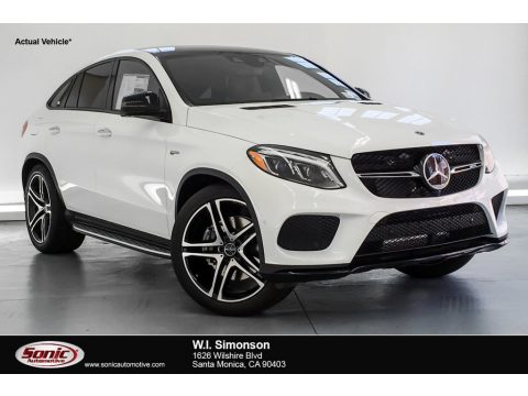 Polar White Mercedes-Benz GLE 43 AMG 4Matic Coupe.  Click to enlarge.