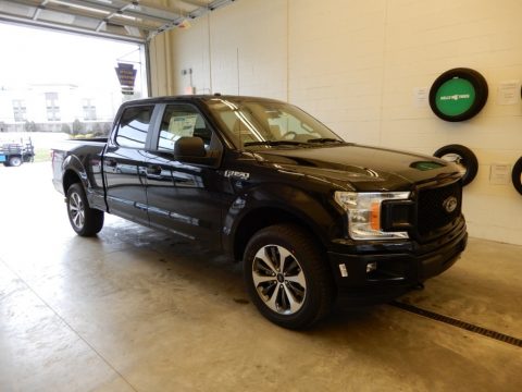 Agate Black Ford F150 STX SuperCrew 4x4.  Click to enlarge.