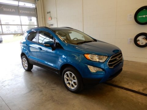 Blue Candy Metallic Ford EcoSport SE 4WD.  Click to enlarge.