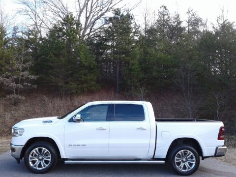 Ivory Tri–Coat Ram 1500 Long Horn Crew Cab 4x4.  Click to enlarge.