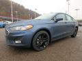Front 3/4 View of 2019 Ford Fusion SE AWD #6